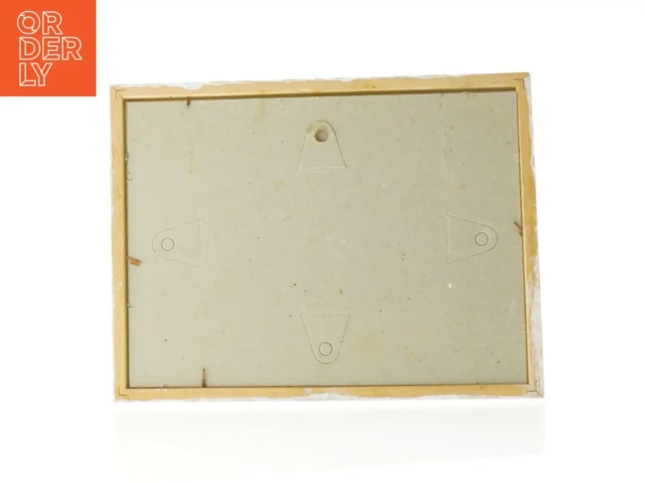 Billede 2 - Indrammet billede med have motiv (str. 27 x 21 cm)