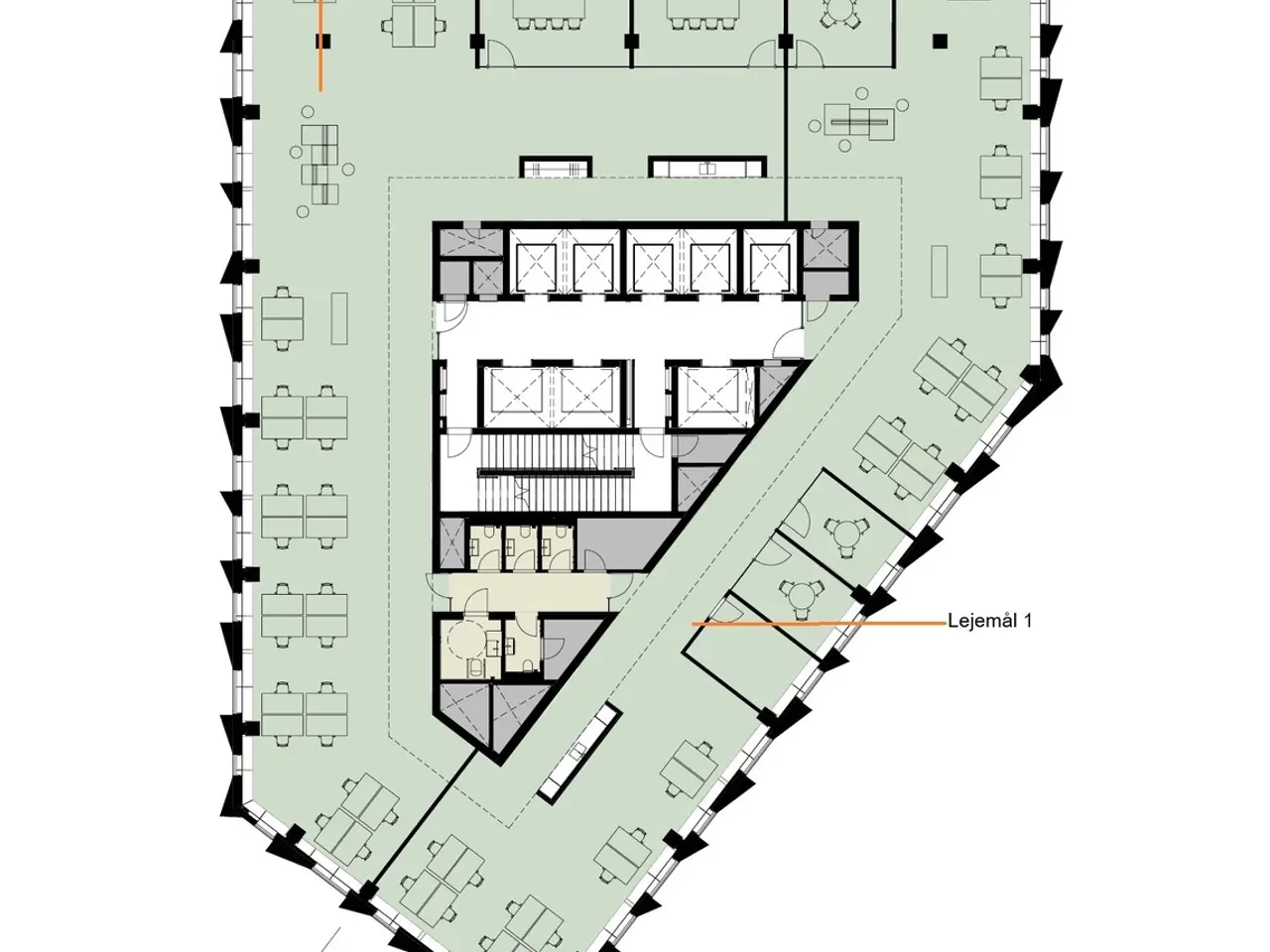 Billede 14 - 16. etage med udsigt over Aarhus og bugten