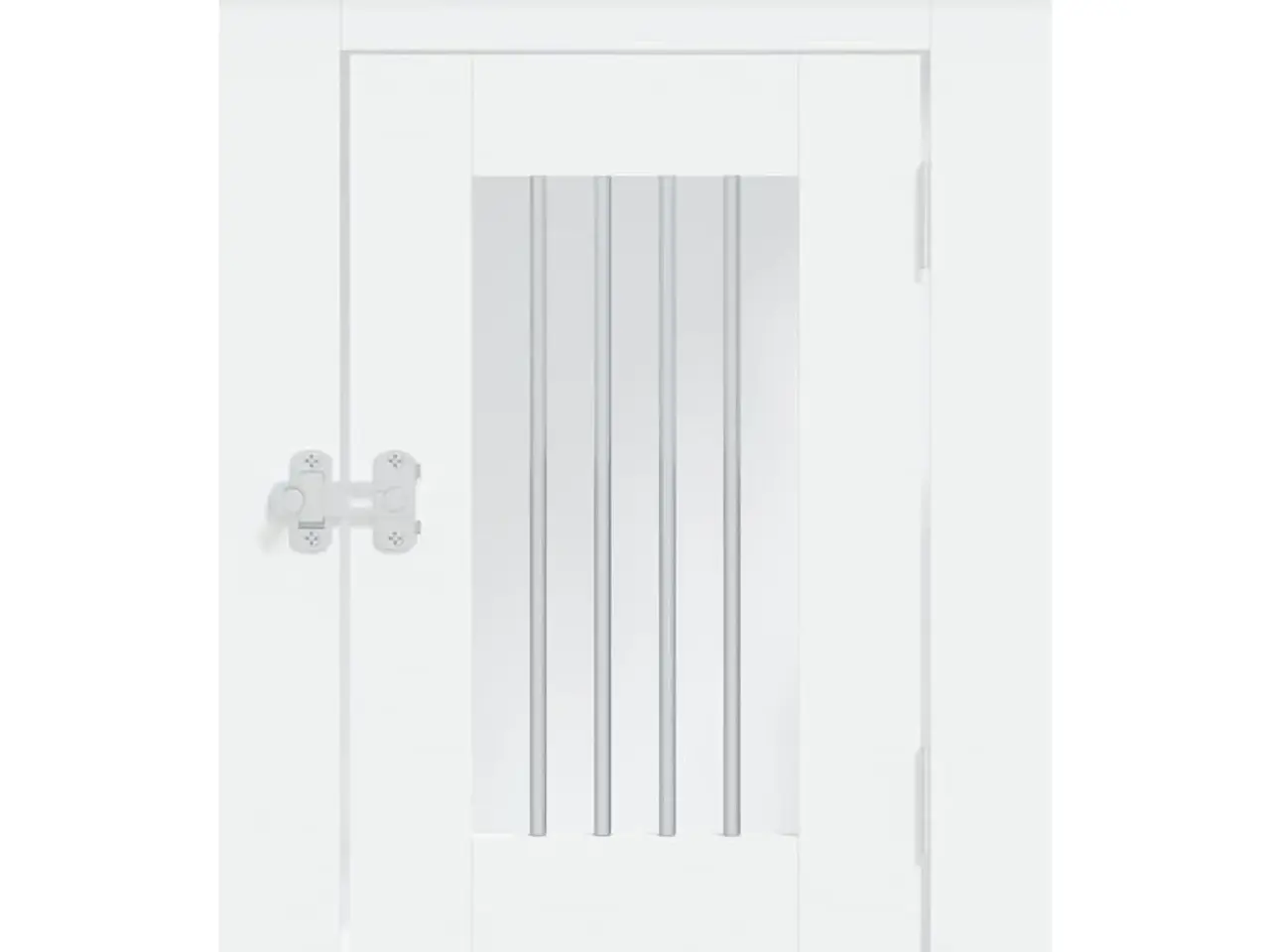 Billede 7 - Hundebur 45x62x59 cm konstrueret træ hvid