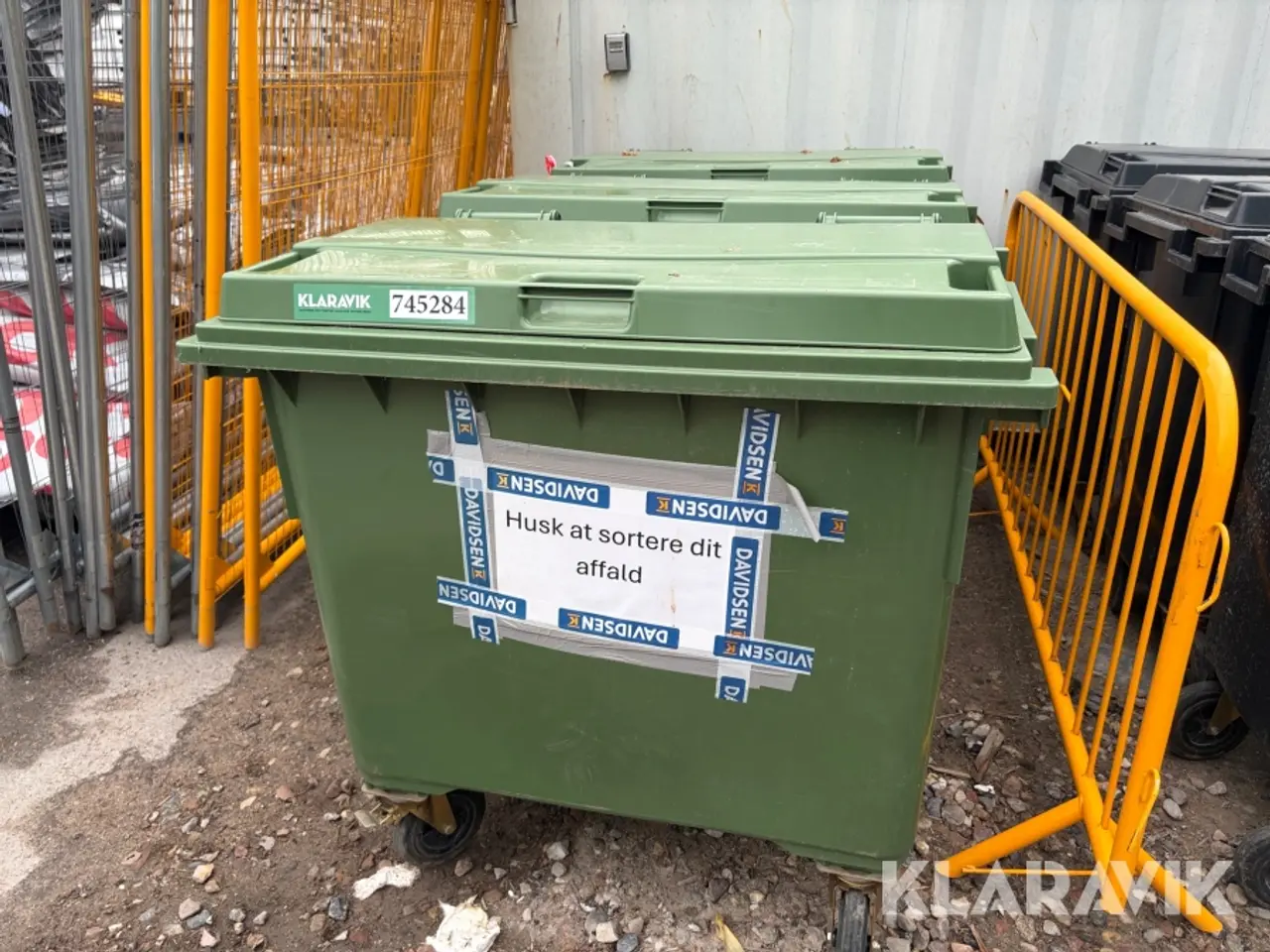 Billede 1 - Affaldscontainere med hjul 3 styk