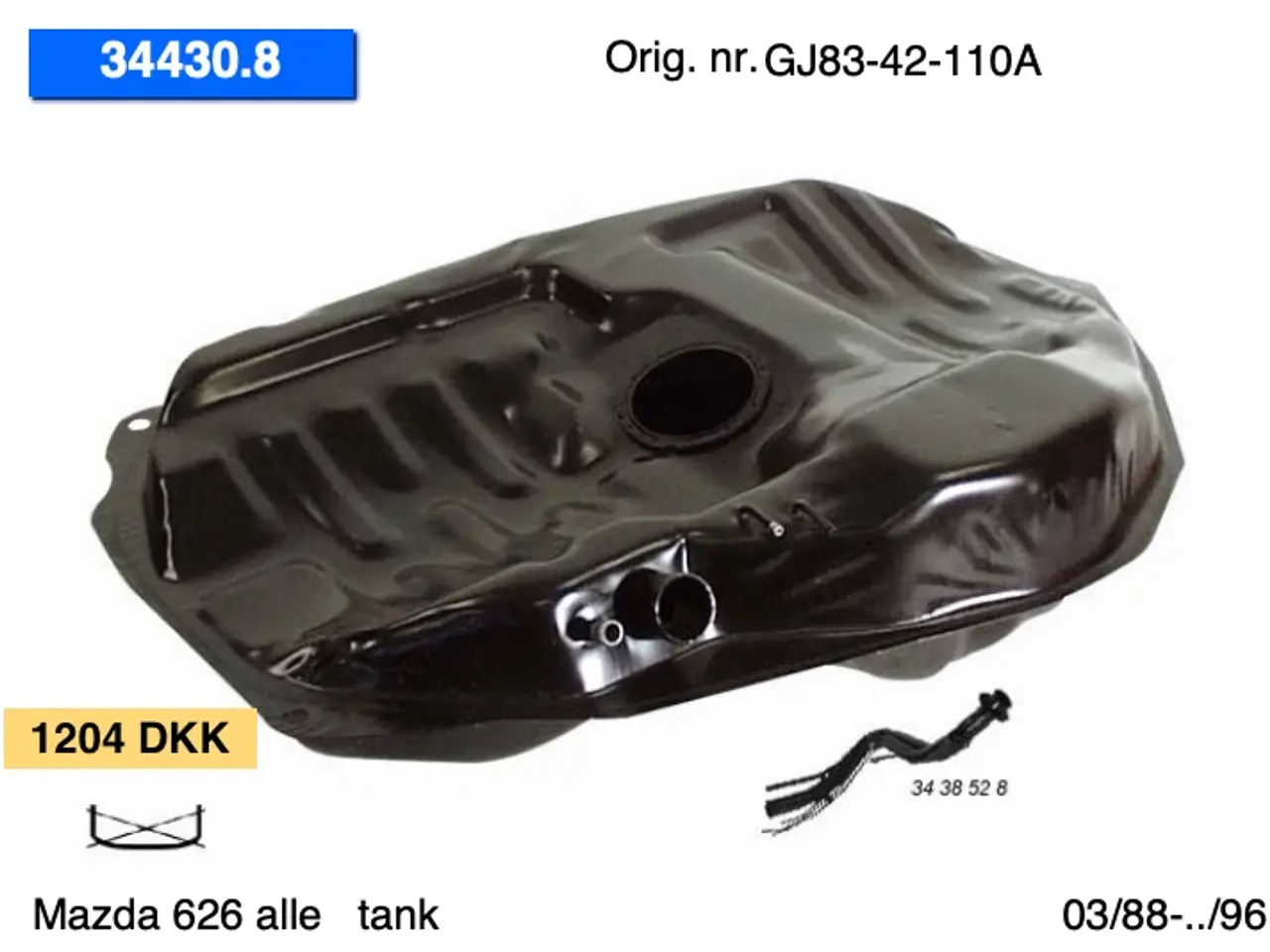 Billede 8 - Mazda 626 GD-GV (87-96) tanke