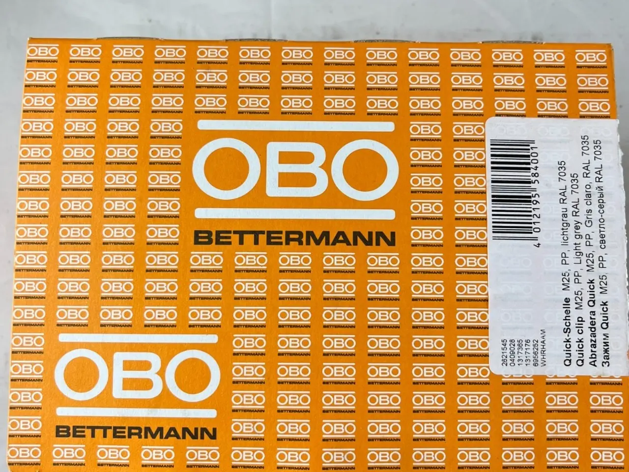 Billede 3 - OBO Bettermann Quick-Schelle M25 2955 Pipe Clips