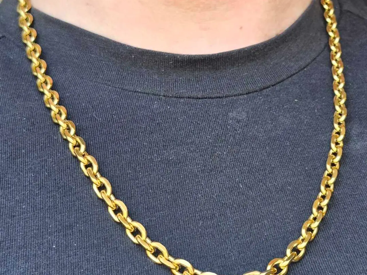 Billede 3 - Ankerkæde, guld.