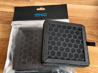 Creality K1 Max aktivt kulfilter, 2 stk — ubrugte