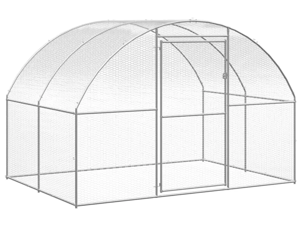 Billede 6 - Hønsehus 3 × 2 × 2 m - galvaniseret stål med vandafvisende PE-tag