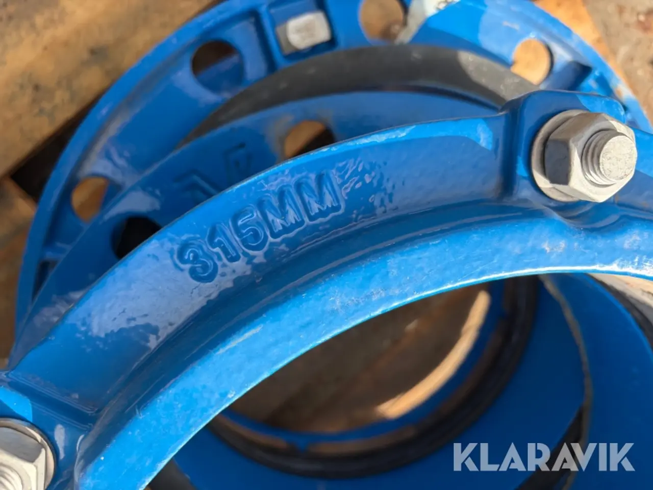 Billede 8 - Elektromagnetisk flowmåler MJK MagFlux 7200 med to koblinger Ø315