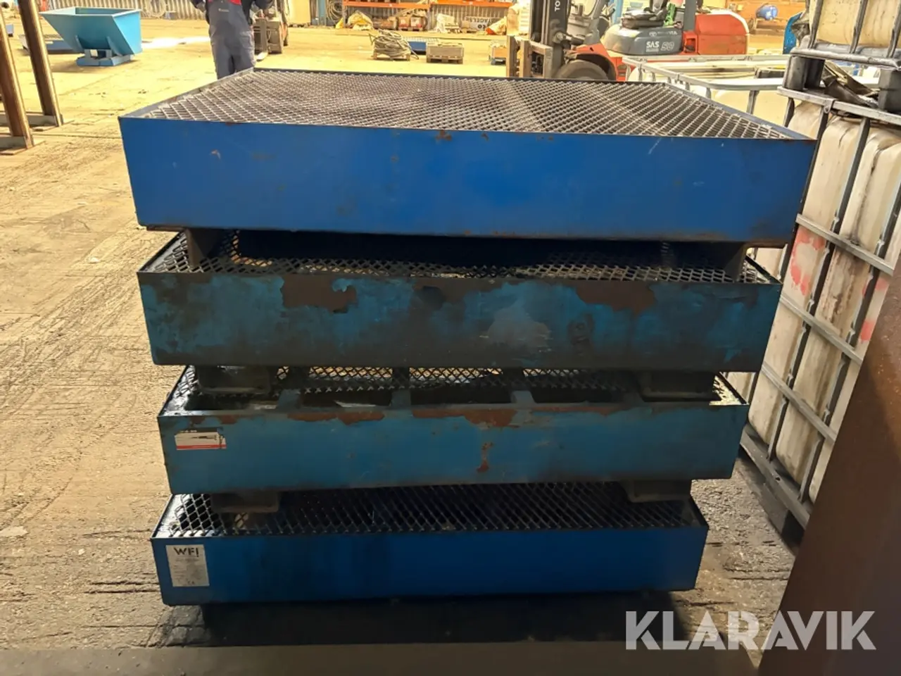 Billede 3 - Opsamlingskar / spildbakker - 4 styk
