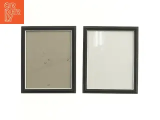 Sorte billedrammer (str. 2 stk 28,5x23,5 cm)