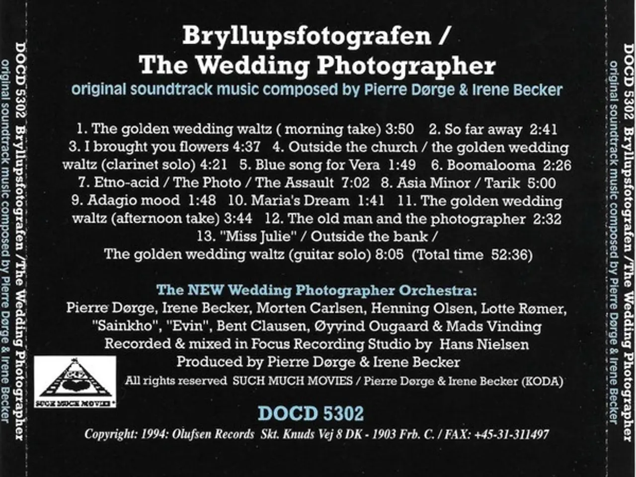 Billede 2 - Pierre Dørge & Irene… – Bryllupsfotografen… – CD