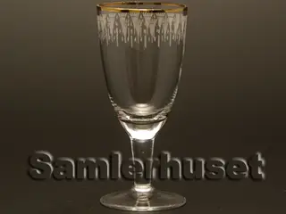 Kongeå Snapseglas. H:75 mm.