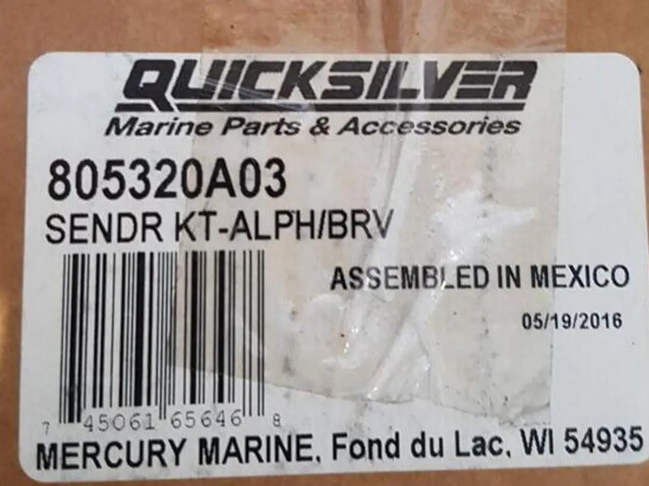 Billede 1 - Quicksilver Trimsender KUM LIMIT sensoren