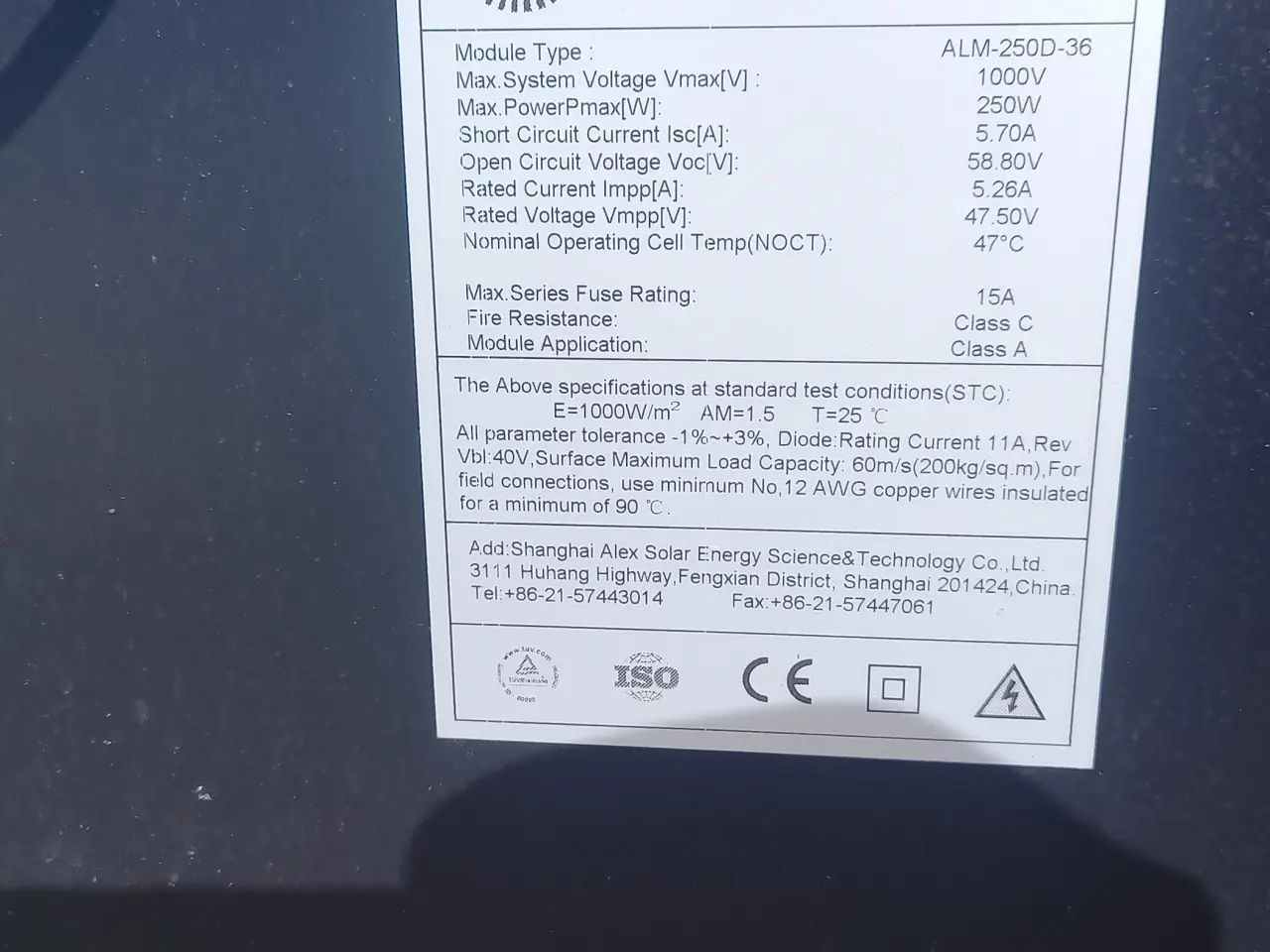 Billede 3 - 8 stk solceller 2000 Watt