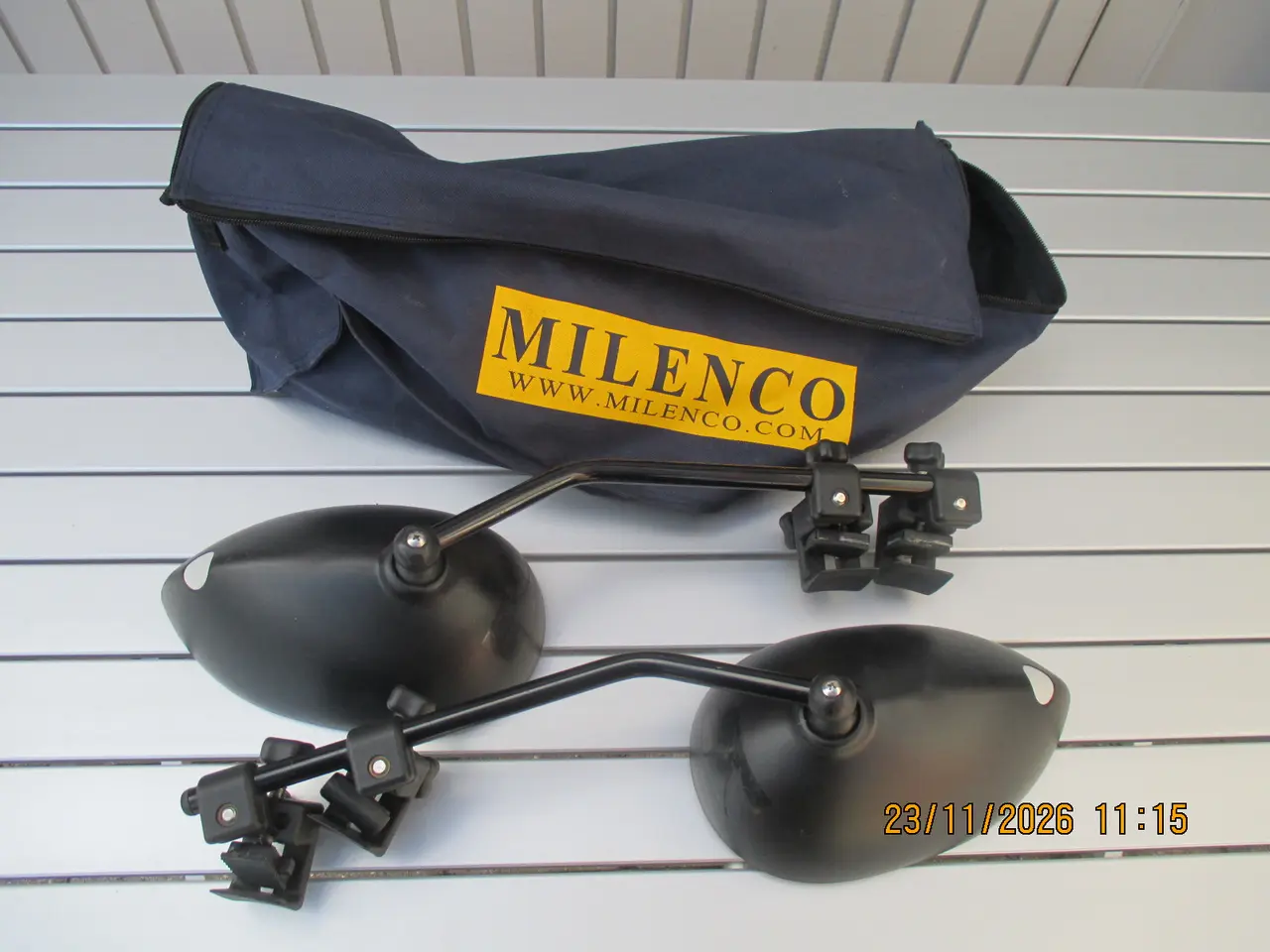 Billede 1 - 2 stk Milenco sidespejle til Bil.