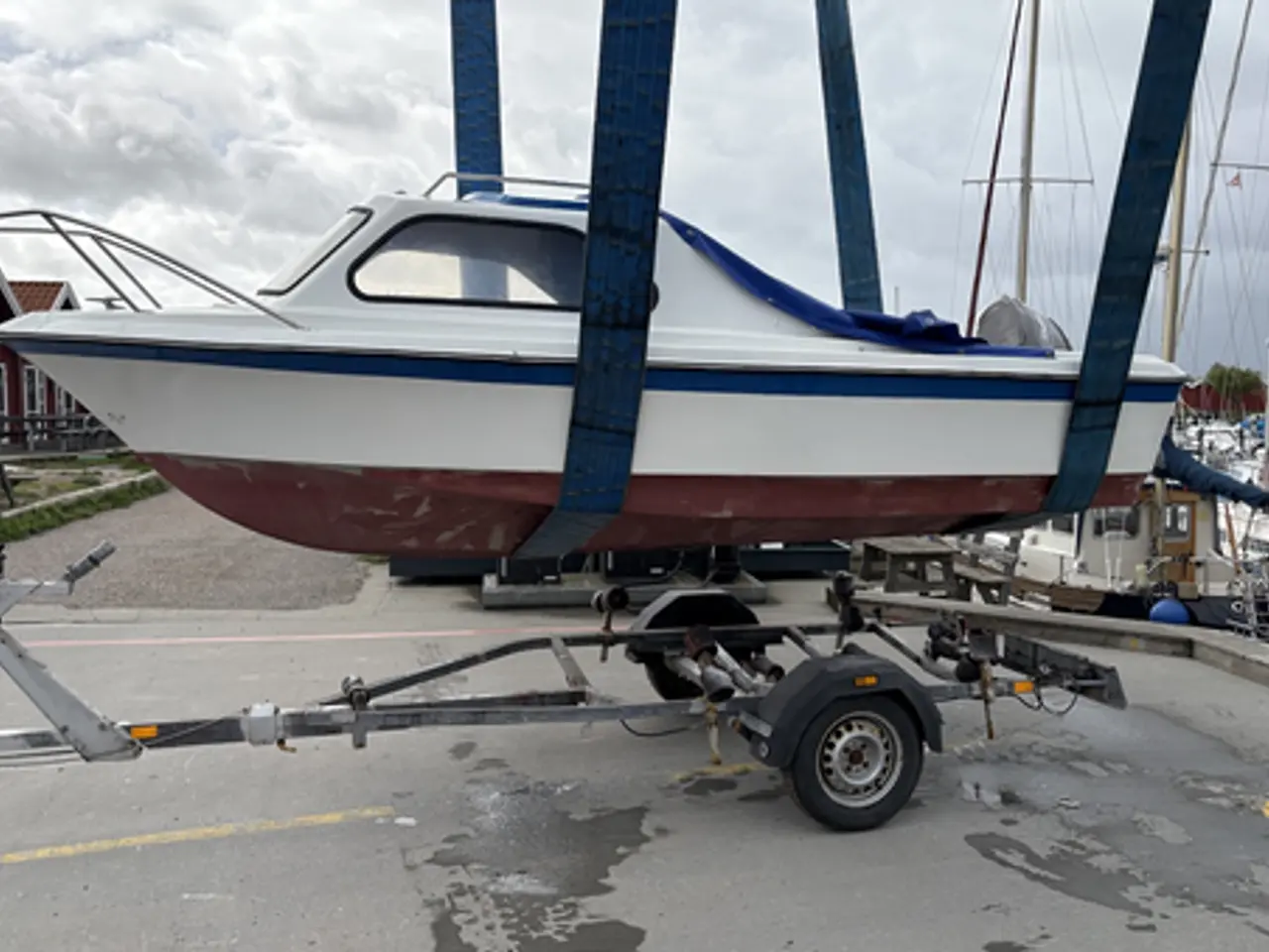 Billede 2 - Shetland 460 med 40 HK Tohatsu og trailer
