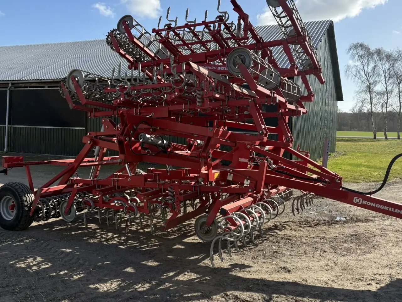 Billede 3 - Kongskilde 7 meter germinator med CROSKILL tromle bagerst. Velegnet til roer, spinat og andre speciel afgrøder.