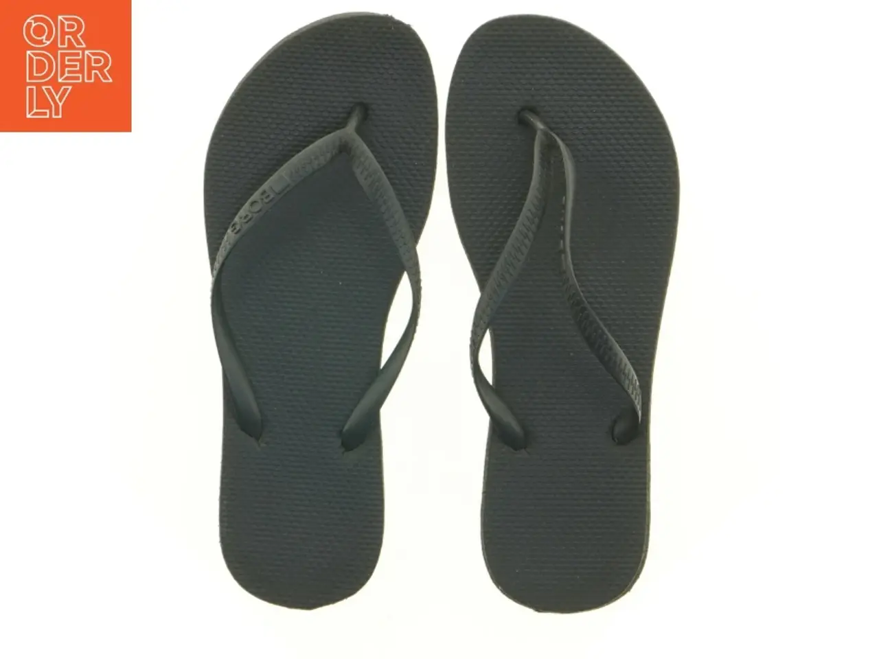 Billede 1 - Bjørn Borg Brugte sorte flip-flops (str. 25 cm)