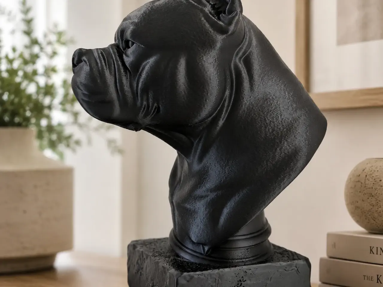 Billede 1 - Amerikansk bully buste - 23cm