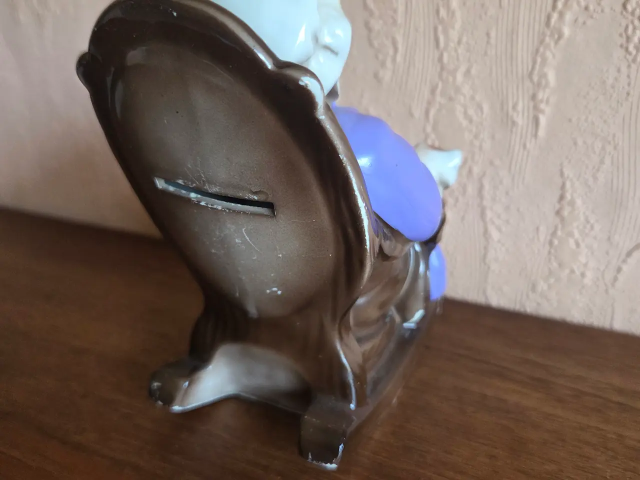 Billede 4 - Keramikfigur / Sparebøsse – Bedstemor, 14 cm