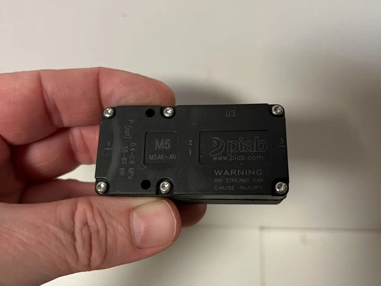 Billede 2 - Piab Vacuum Pump CHIP Mini M5 M5A6-AN 96-85°C ny
