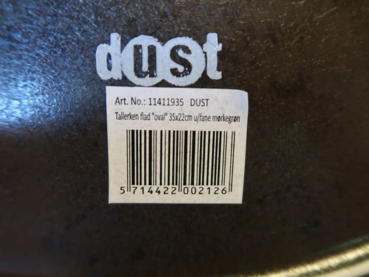 Billede 6 - 48 stk. Dust trekantet tallerken, brun, 35 x 22 cm