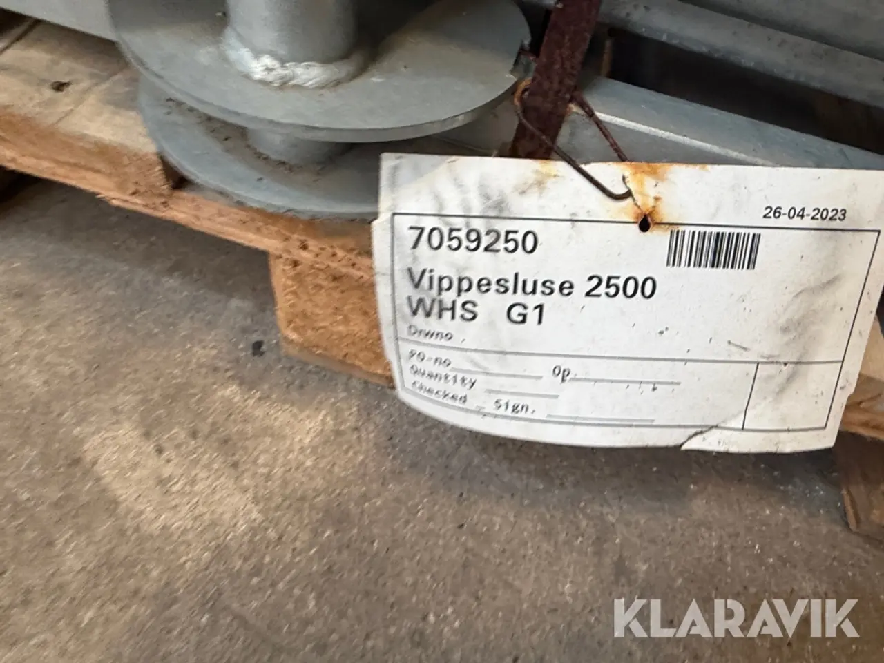 Billede 5 - Vippesluse HAKI 2500 / WHS G1, 1 styk
