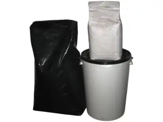 Gummigulv, sort 1 portion 48kg