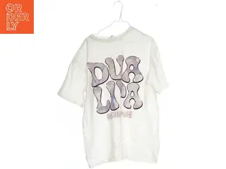 Hvid t-shirt med tryk fra H&M (str. 170)