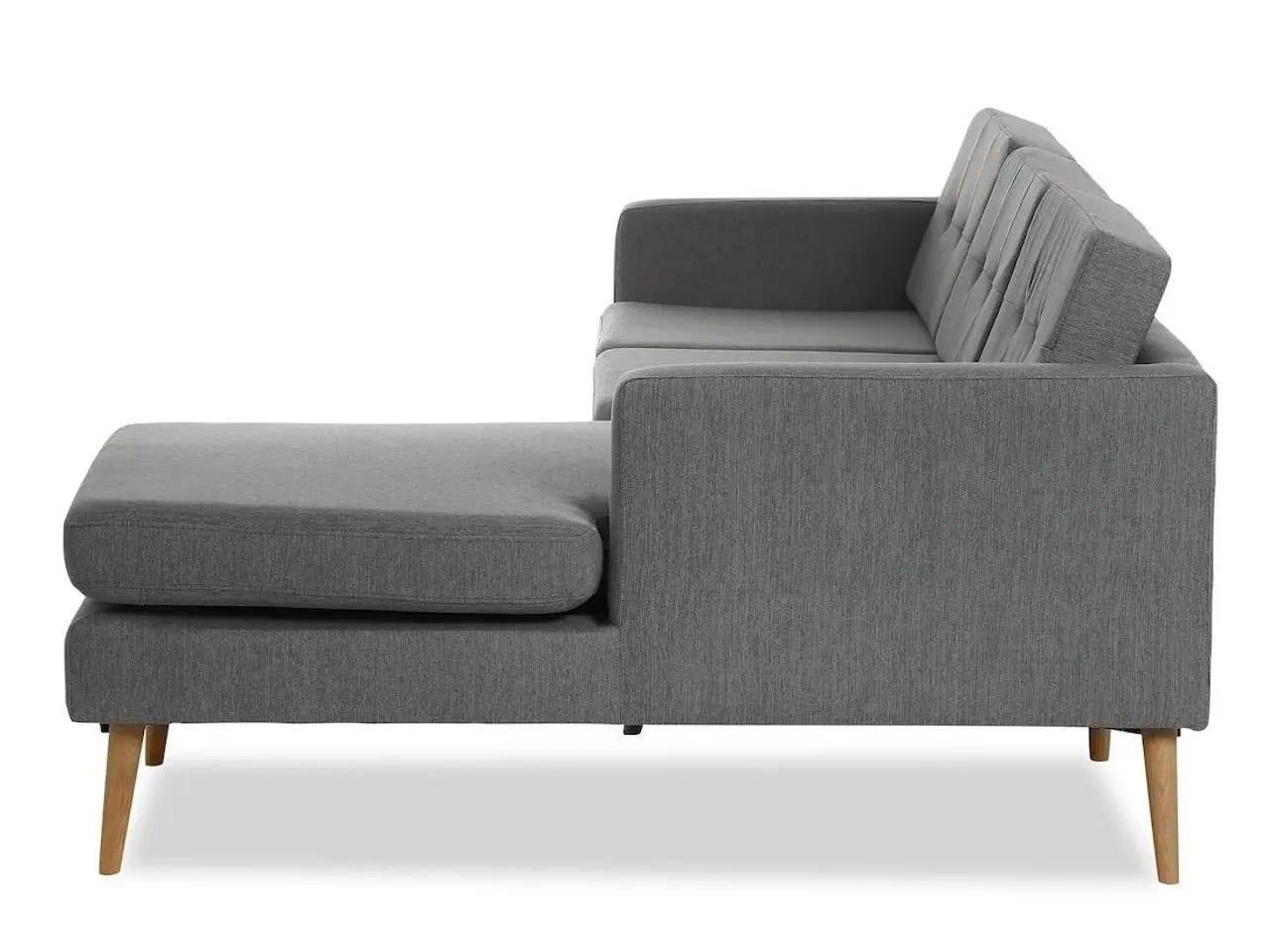 Billede 3 - Novelty chaiselongsofa højrevendt - lysegrå Inari 91
