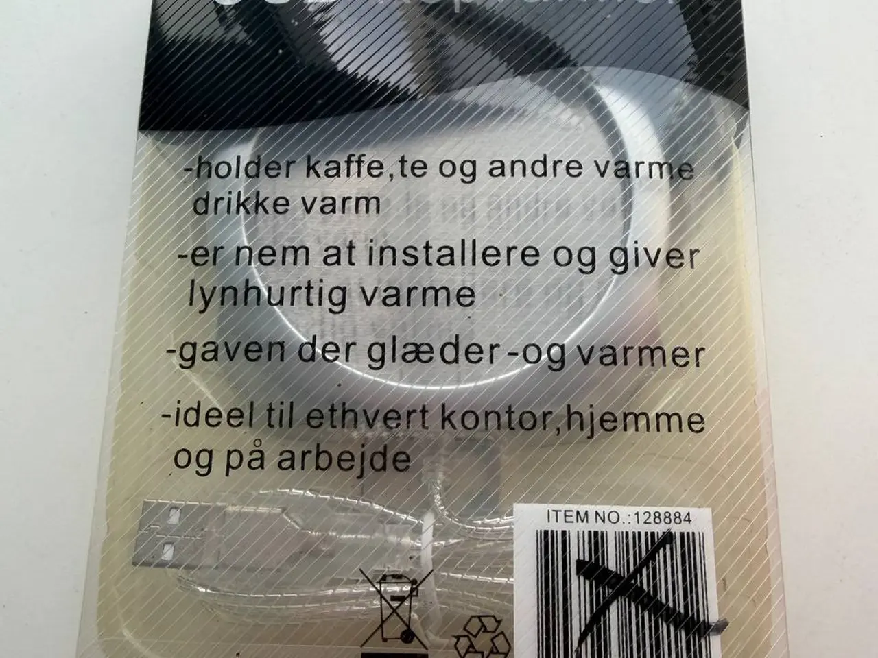 Billede 1 - USB kopvarmer – holder din kaffe/te varm ☕