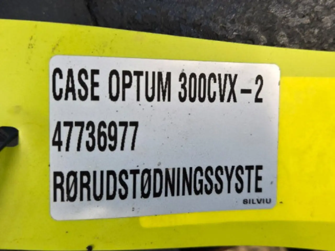 Billede 7 - Case Optum 300 Udstødningsrør 47736977