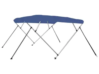 Biminitop med 4 buer 243 × 210 × 137 cm - marineblå