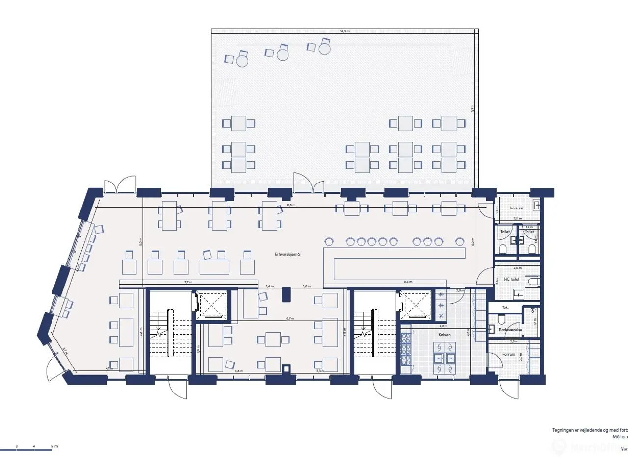 Billede 5 - 258 m² restaurant/café • Nyopført • Nabo til Netto