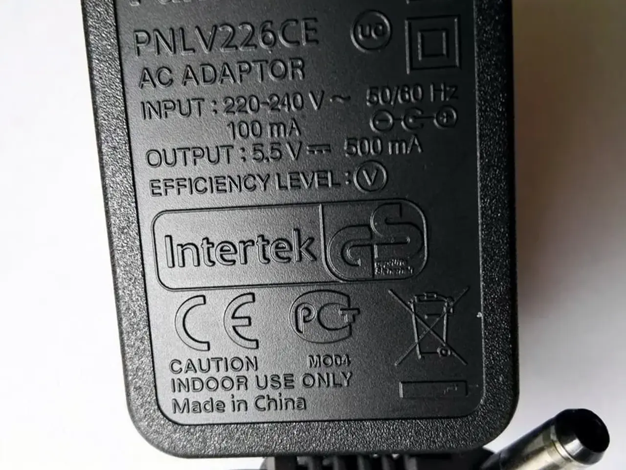 Billede 3 - Panasonic ADAPTER AC/DC PNLV226CE 5,5V 500mA