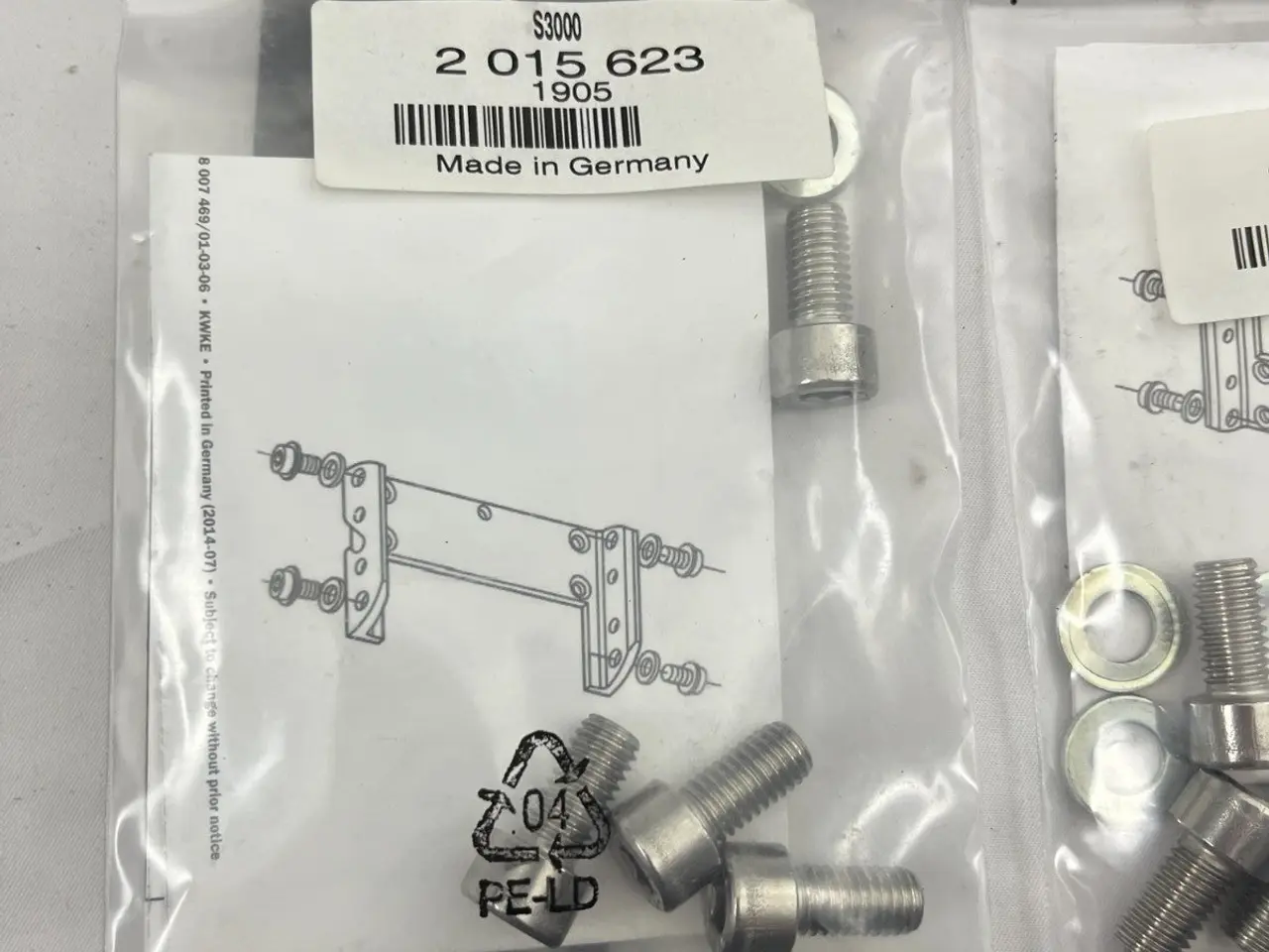 Billede 4 - 2x SICK S3000 Mounting Kit 2015623 Brackets &