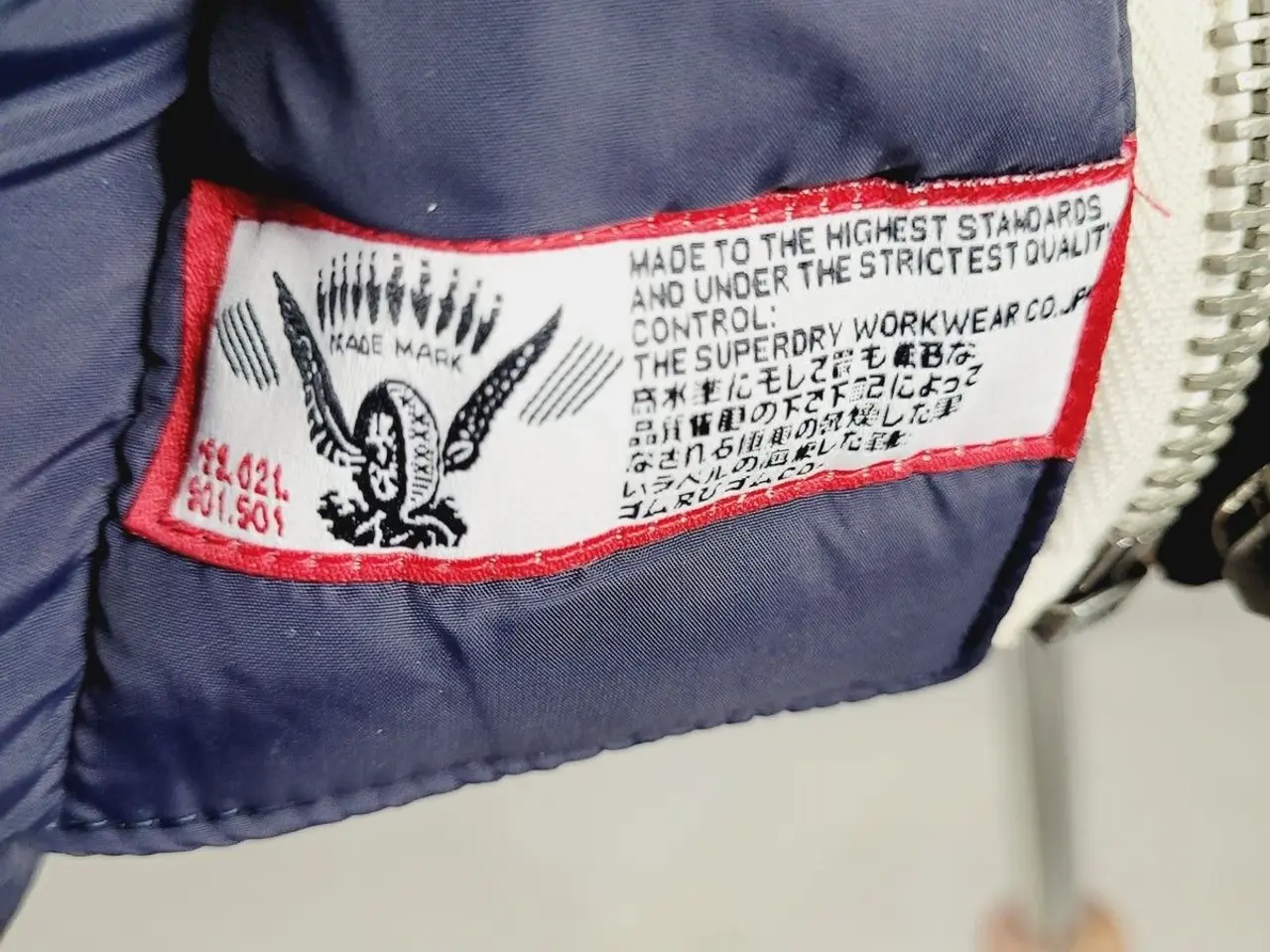 Billede 5 - ⭐️- SuperDry Tokyo Vest Str. M, Blå