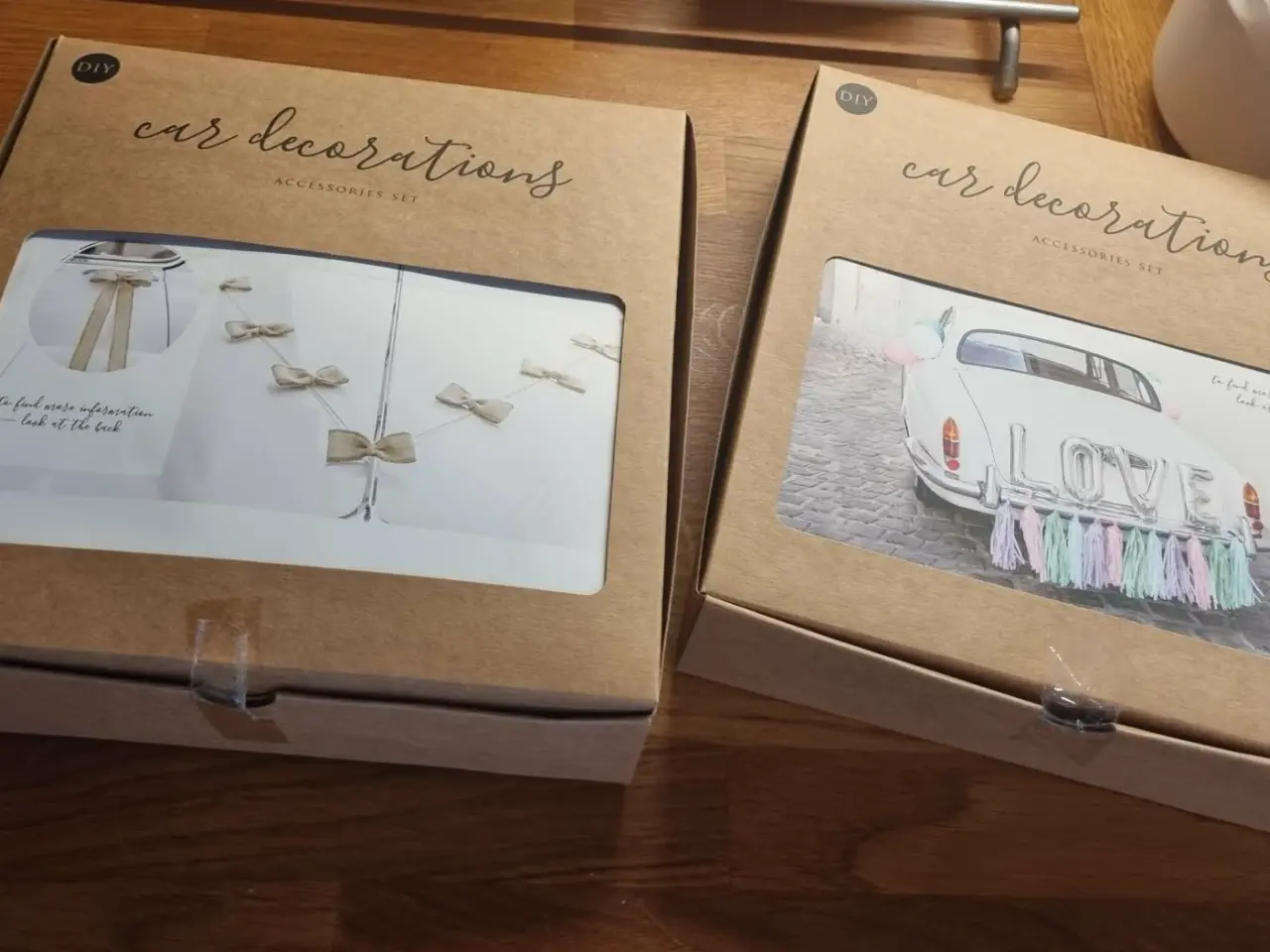 Billede 1 - Bryllups pynt til bilen