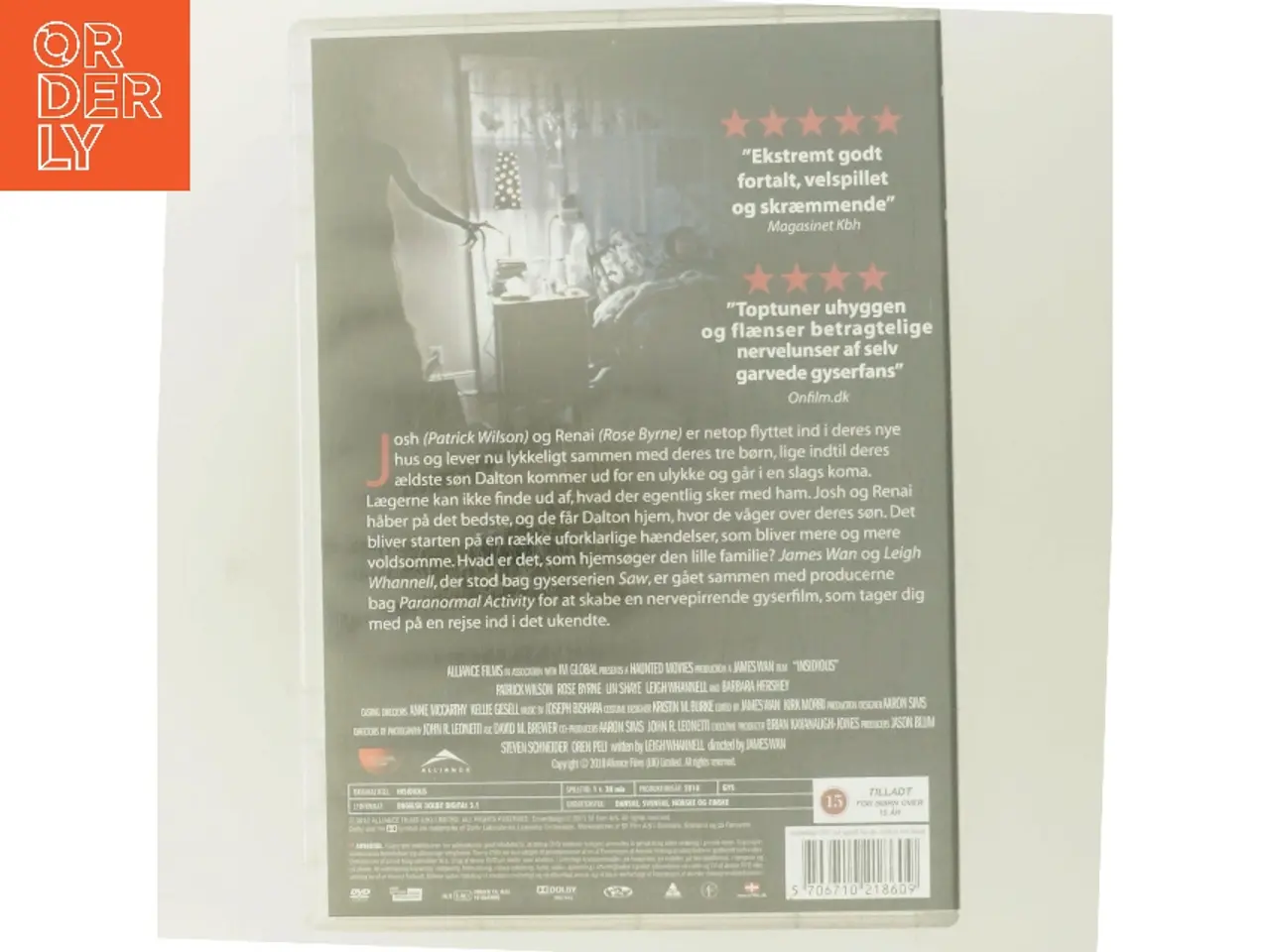 Billede 3 - Insidious med Patrick Wilson (DVD)