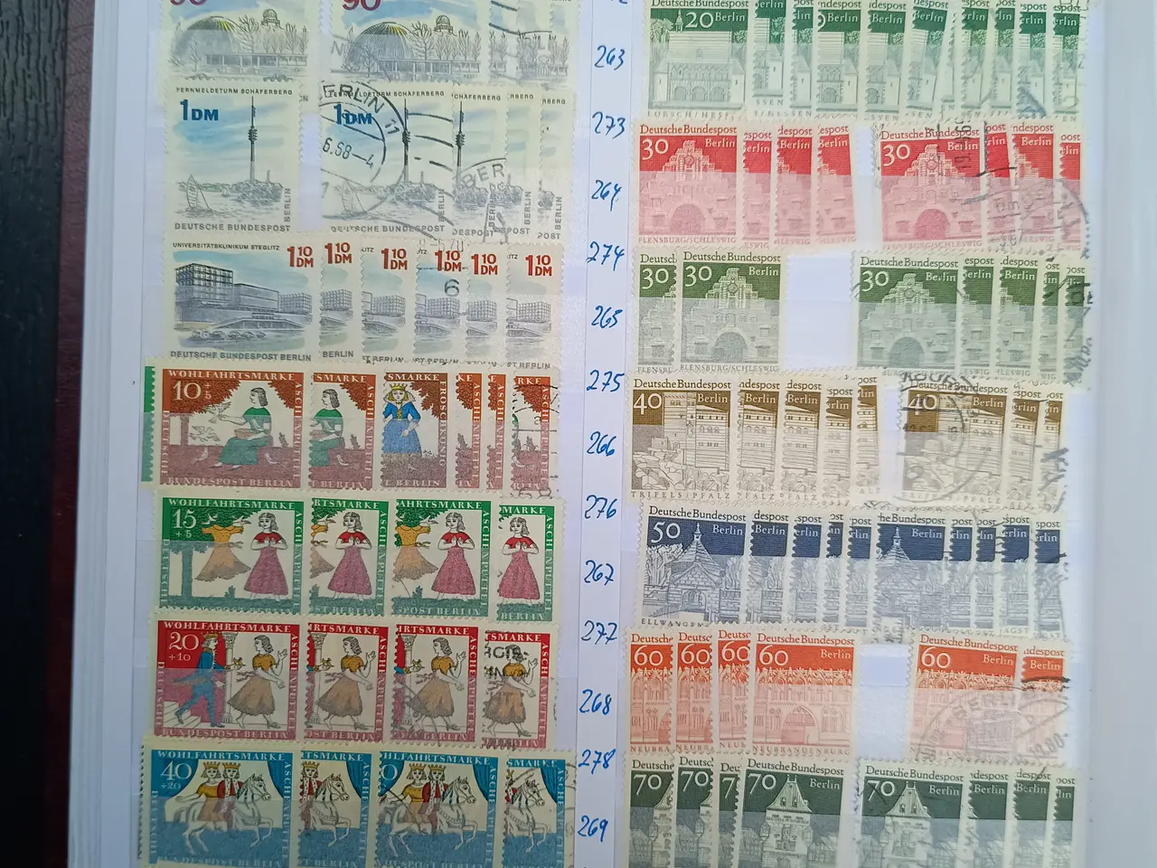 Billede 14 - Berlin samling postfrisk og stemplet