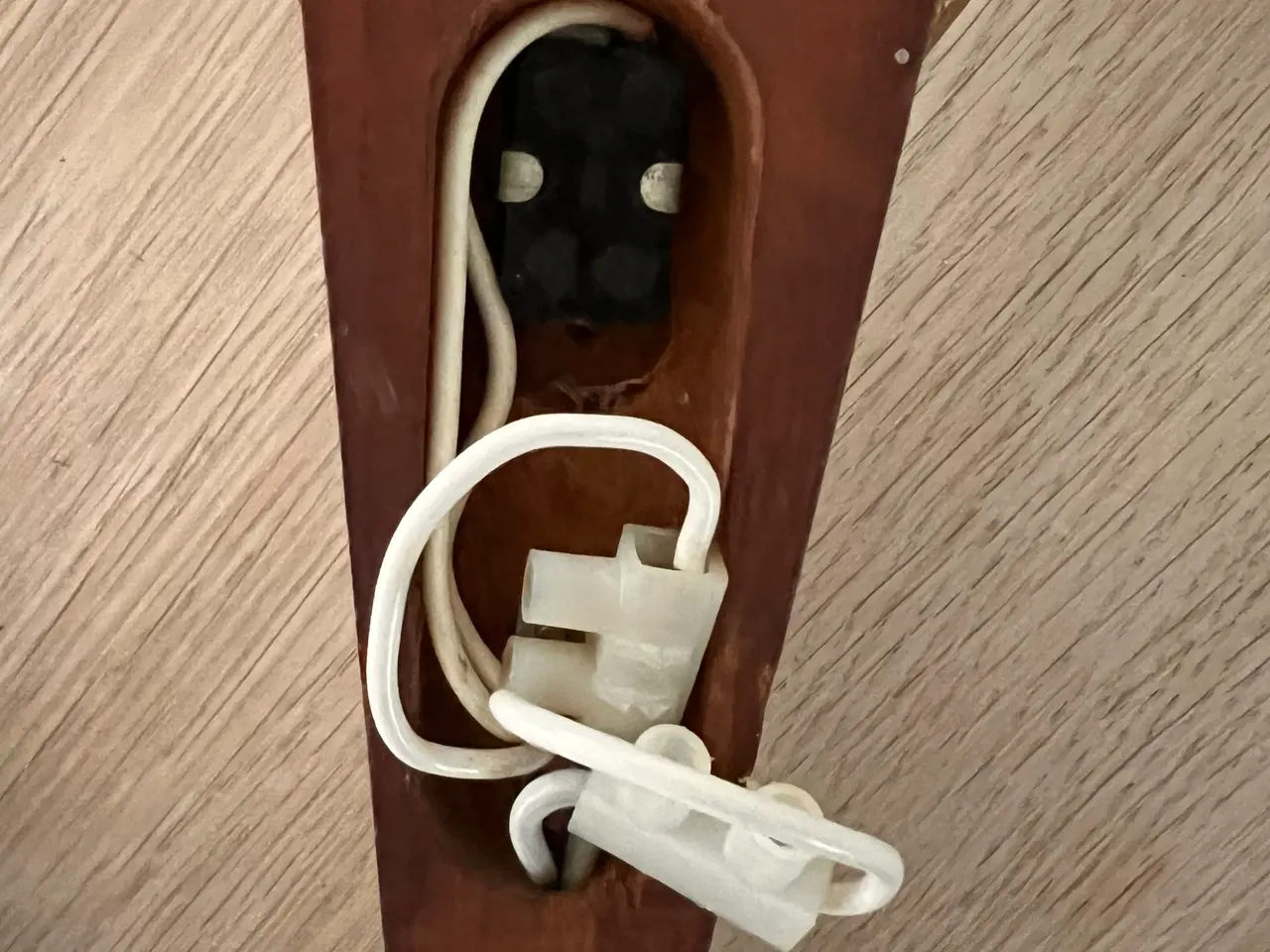 Billede 4 - Vintage teak- og messing væglampe – dansk design f