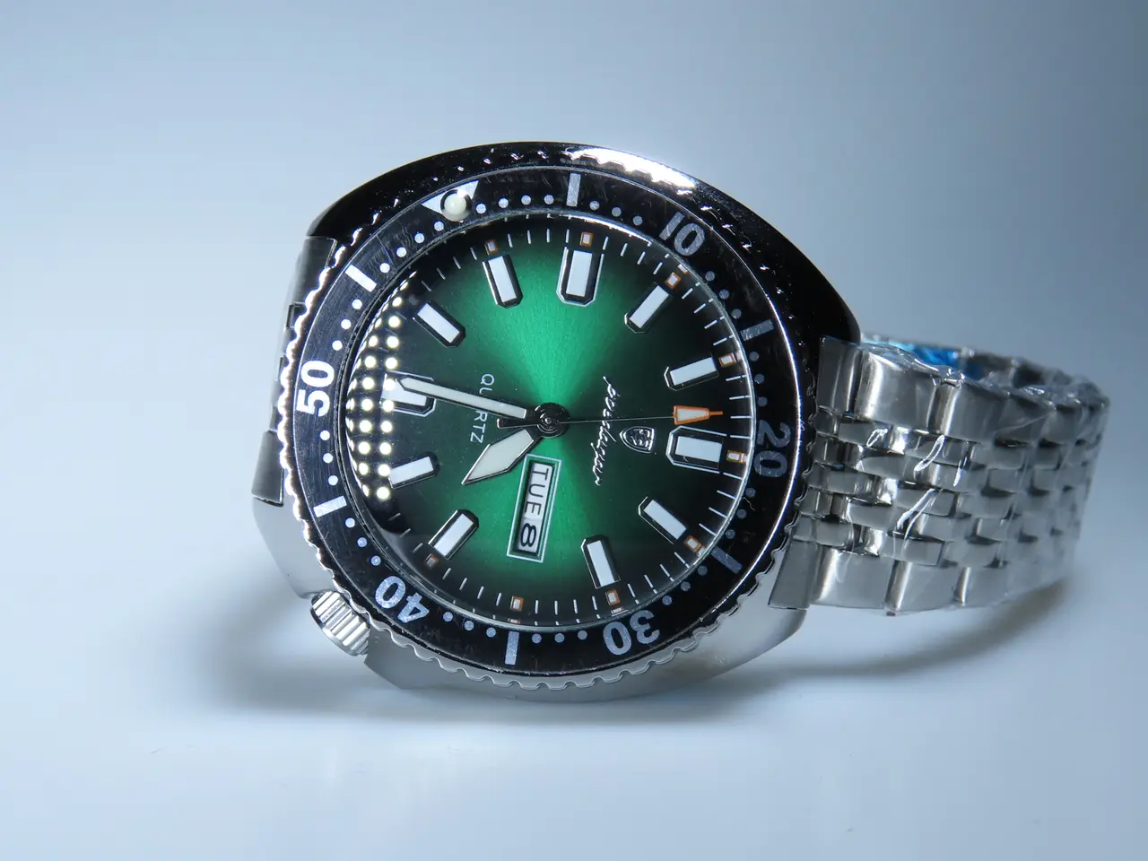 Billede 5 - Grøn Diver Quartz Ur