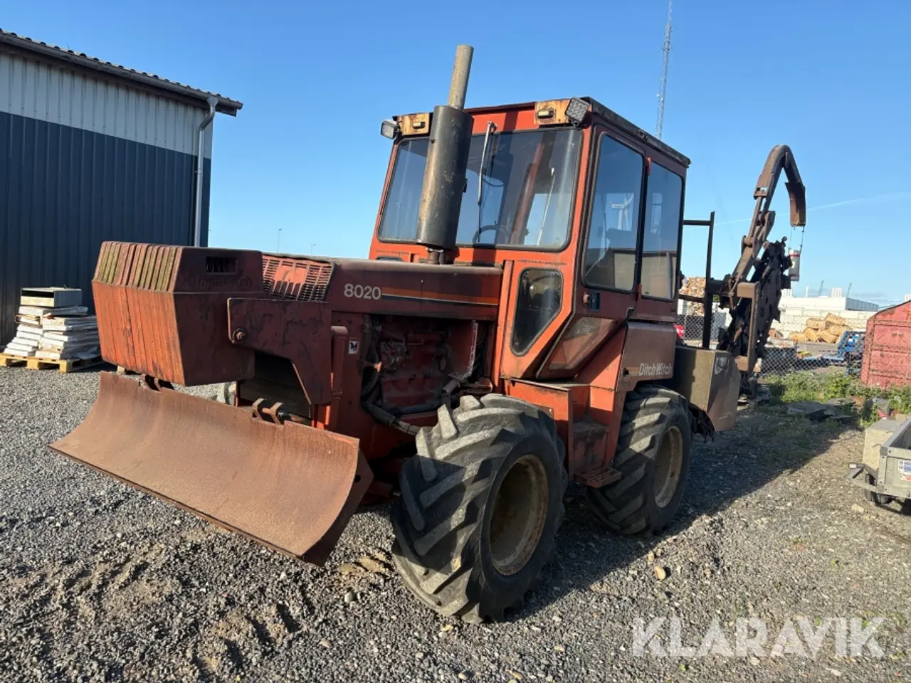 Billede 1 - Kædegraver/plov Ditch Witch 8020 - inklusiv wejerhejs-lad til transport