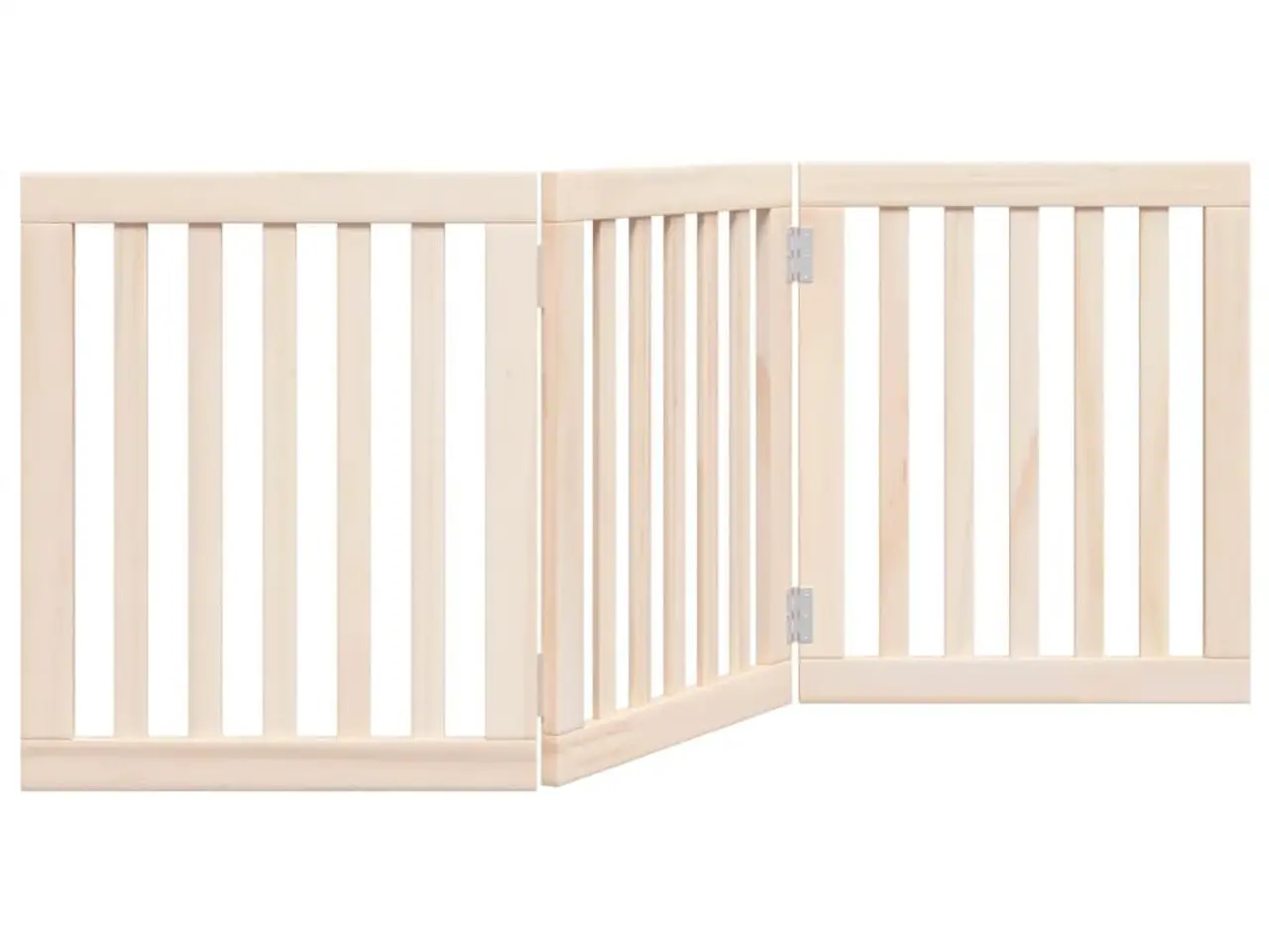 Billede 2 - Hundegitter foldbart - 3 paneler, 150 cm i poppeltræ