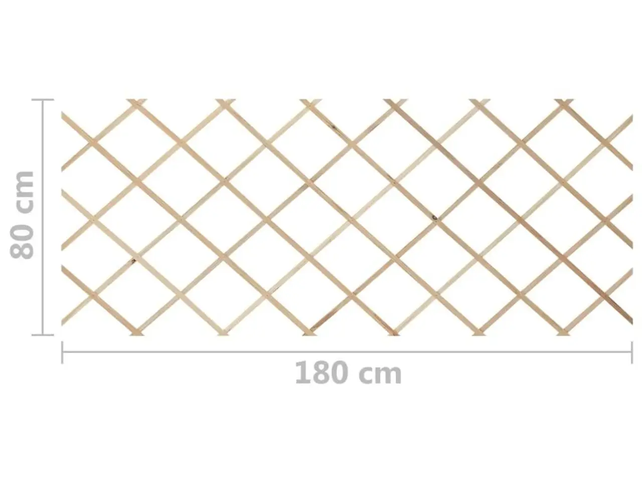 Billede 7 - Espalierhegn 5 stk. 180x80 cm massivt fyrretræ
