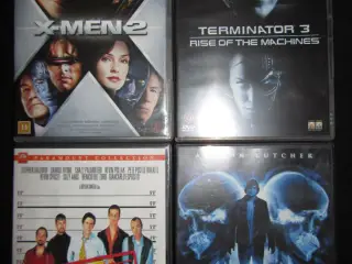 Blandet DVD Action/Horror/Drama/stand-up