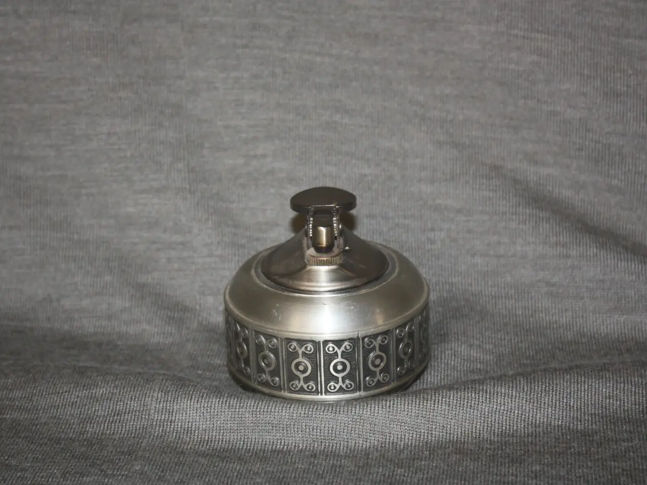 Billede 2 - Bordlighter / Lighter i tin Pewter Haugrud Norway