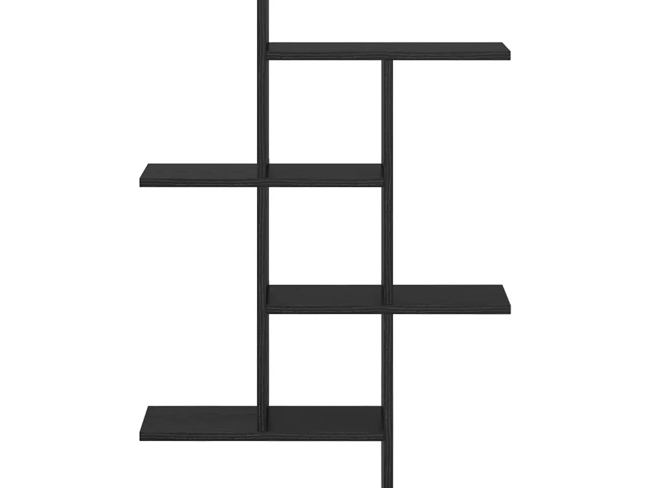 Billede 4 - Væghylde i sort eg 61 x 15 x 102 cm