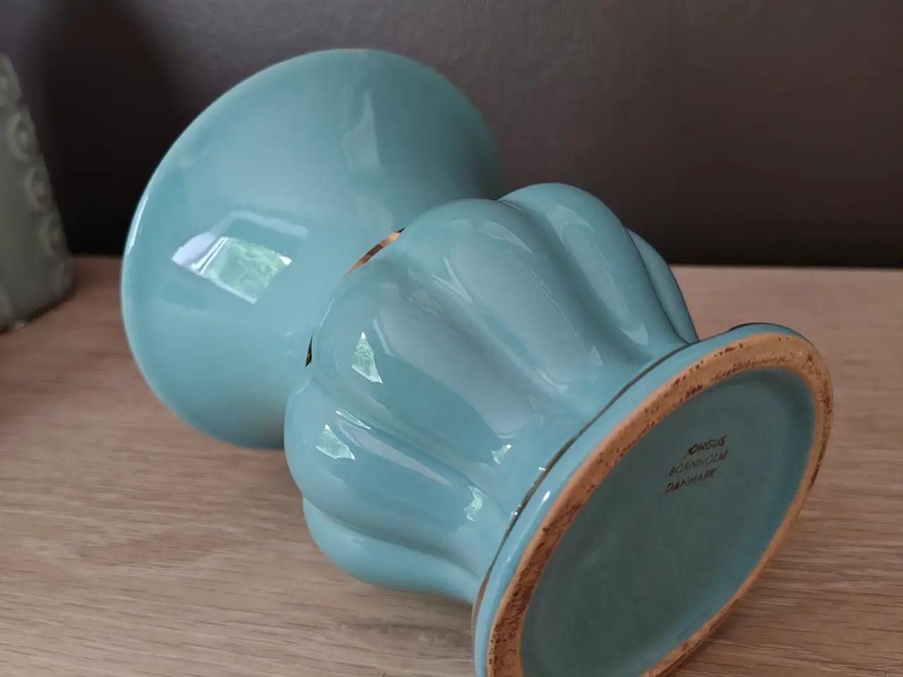 Billede 4 - Flot turkis Johgus vase