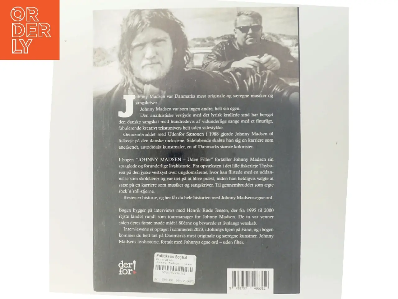Billede 3 - Johnny Madsen - uden filter af Henrik Røde Jensen (Bog)