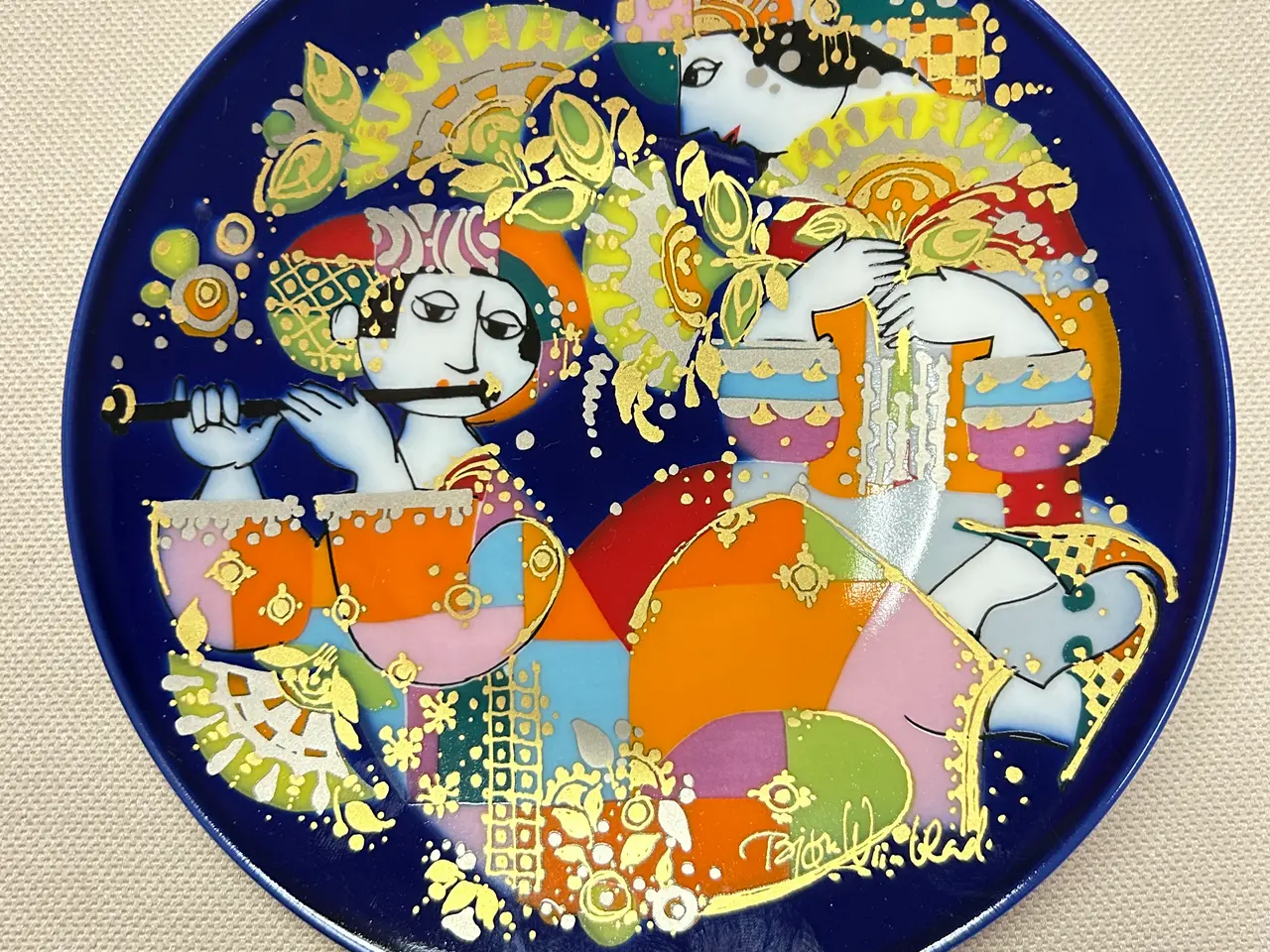Billede 3 - Bjørn Wiinblad platter.