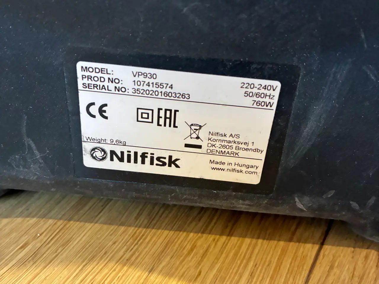 Billede 4 - Nilfisk støvsuger